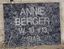 Annie <I>Fried</I> Berger 