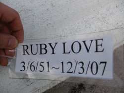 Ruby “Babydoll” Love 