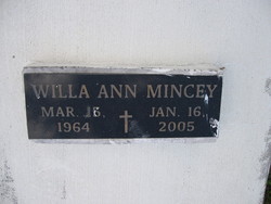 Willa Ann Mincey 