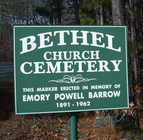 Bethel Methodist Church Cemetery