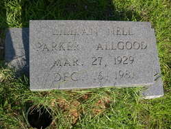 Lillian Nell <I>Parker</I> Allgood 