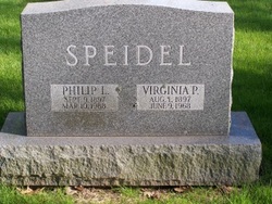 Virginia <I>Phillips</I> Speidel 