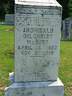 Archibald Gilchrist McGirt 