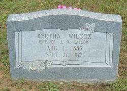 Bertha <I>Wood</I> Wilcox 