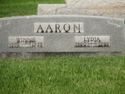 Lydia <I>Green</I> Aaron 