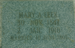 Mary Ann <I>Leek</I> Beddoes 