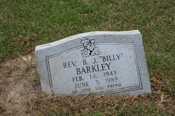 Rev B J “Billy” Barkley 