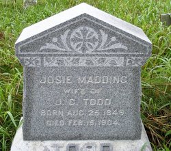 Josephine “Josie” <I>Madding</I> Todd 