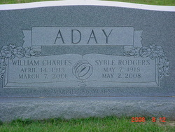 Syble “Essie” <I>Rodgers</I> Aday 
