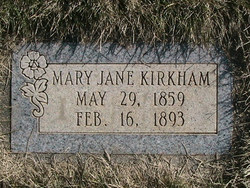 Mary Jane <I>McNeil</I> Kirkham 