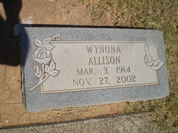 Wynona <I>Wofford</I> Allison 