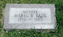 Mabel W. <I>Weidlein</I> Baer 