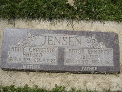 Annie Christina <I>Hansen</I> Jensen 