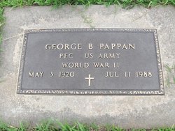 PFC George Baconrind “Bill” Pappan 