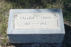 Callier C Shaw 