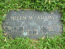 Helen Marie <I>Morphew</I> Adams 