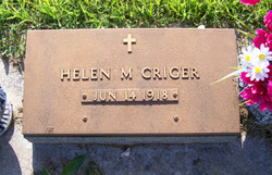 Helen M <I>Hoag</I> Criger 