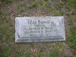Ann <I>Bissell</I> Baker 