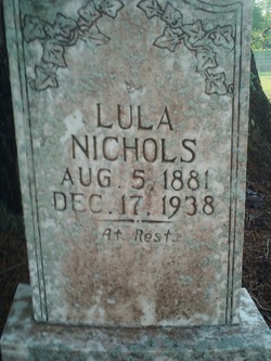 Lula “Lou” <I>Lanier - Peterson</I> Nichols 