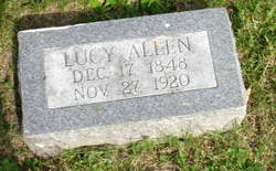 Lucy <I>Hughes</I> Allen 