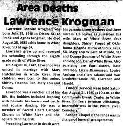 Lawrence Leonard Krogman 
