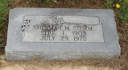 Sherman M Storm 