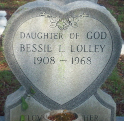 Bessie Lee <I>Lolley</I> Hand 