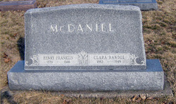 Clara <I>Randel</I> McDaniel 
