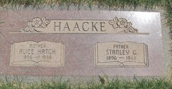 Alice <I>Hatch</I> Haacke 