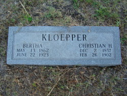 Christian H Kloepper 