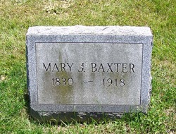 Mary Jane <I>Cort</I> Baxter 