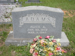 Alice Agnes <I>Chelette</I> Adams 