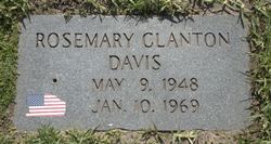 Rosemary <I>Clanton</I> Davis 
