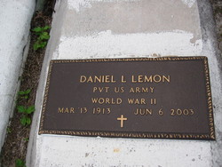 Pvt Daniel L Lemon 