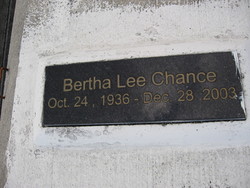 Bertha Lee Chance 