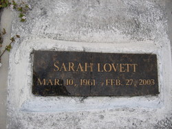 Sarah Lovett 