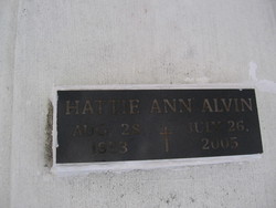 Hattie Ann Alvin 