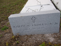 Sgt Joseph W Anderson Jr.