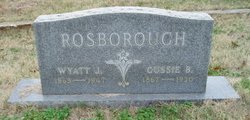 Augusta “Gussie” <I>Barry</I> Rosborough 
