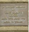 Lady Gladys Muriel <I>Lyons</I> Ledger 
