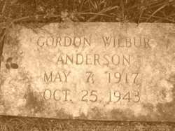 PFC Gordon Wilbur Anderson 