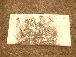 Mary Ellen <I>Snipes</I> Anderson 