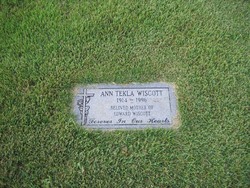 Ann <I>Tekla</I> Wiscott 