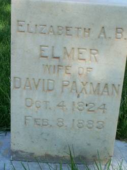 Elizabeth Ann <I>Blunden</I> Paxman 