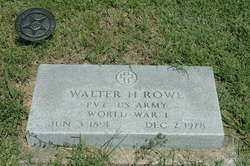Pvt Walter H. “Tom” Rowe 