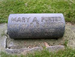 Mary A <I>Porter</I> Jeffries 