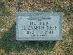 Elizabeth Mary <I>Wildeman</I> Neff 