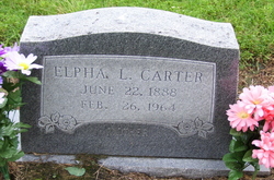 Elpha Leona “Elphie” <I>Martin</I> Carter 