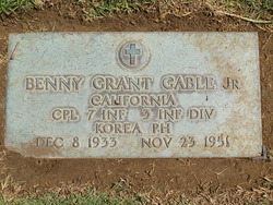 CPL Benny Grant Gable Jr.