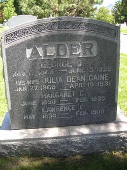 Julia Dean <I>Caine</I> Alder 